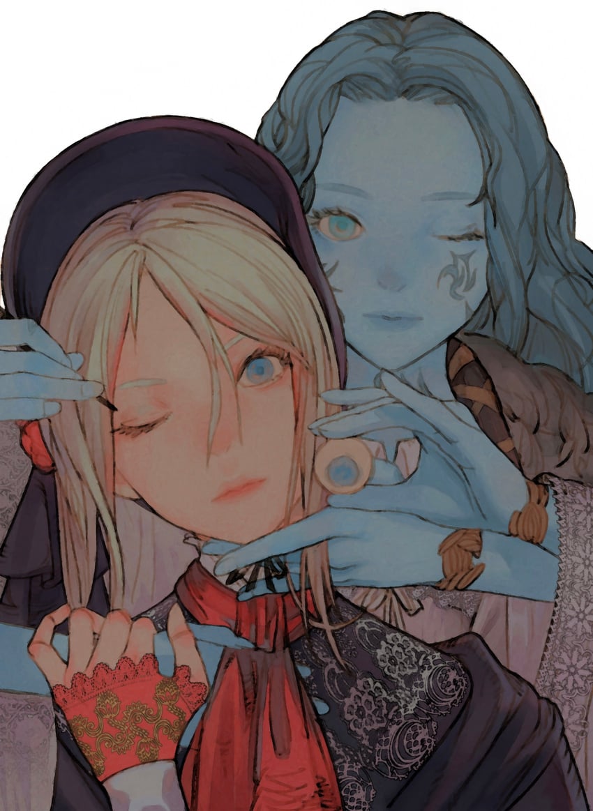 ranni the witch and plain doll (elden ring and 2 more) drawn by 1693193543