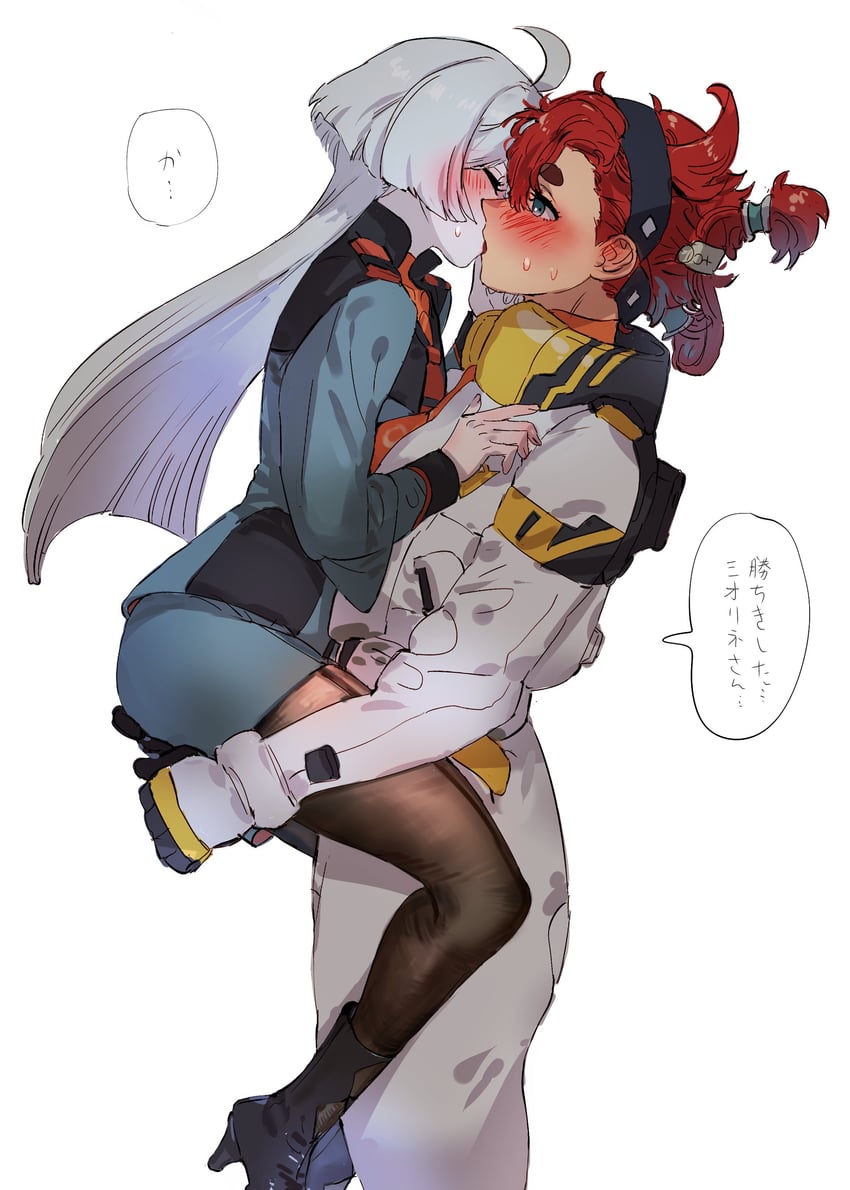 suletta mercury and miorine rembran (gundam and 1 more) drawn by belletaku