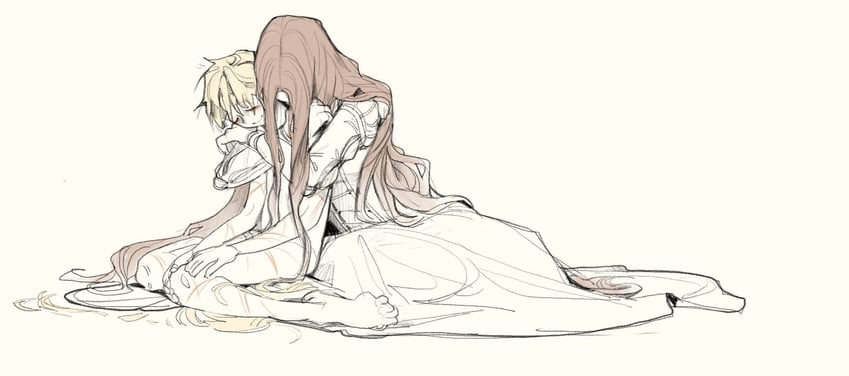 falin touden and mrs. touden (dungeon meshi) drawn by squarecloud7310