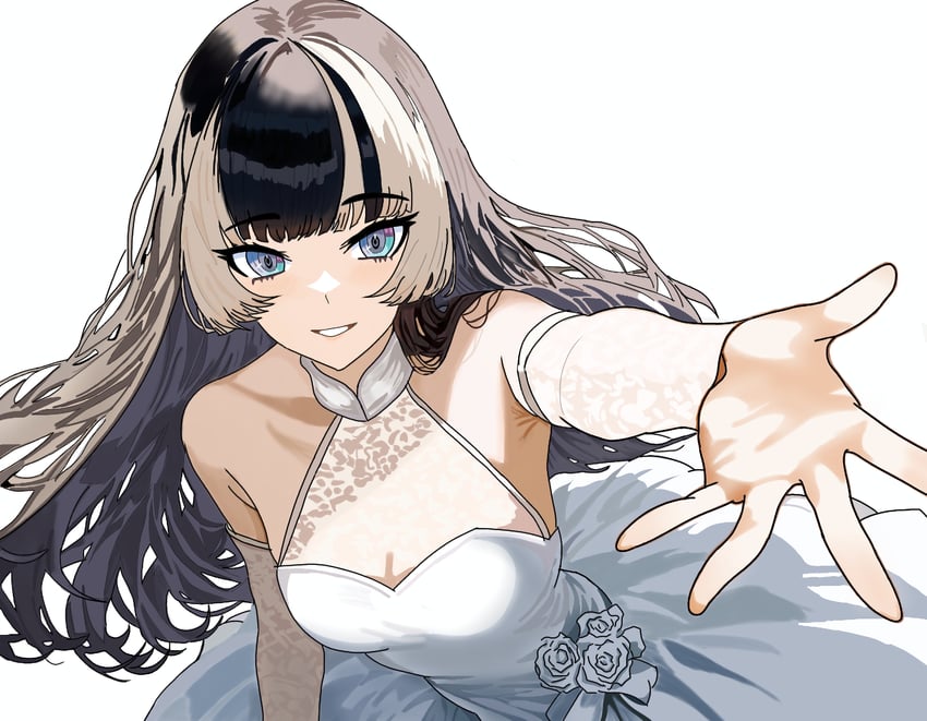 juufuutei raden (hololive and 1 more) drawn by araraa322
