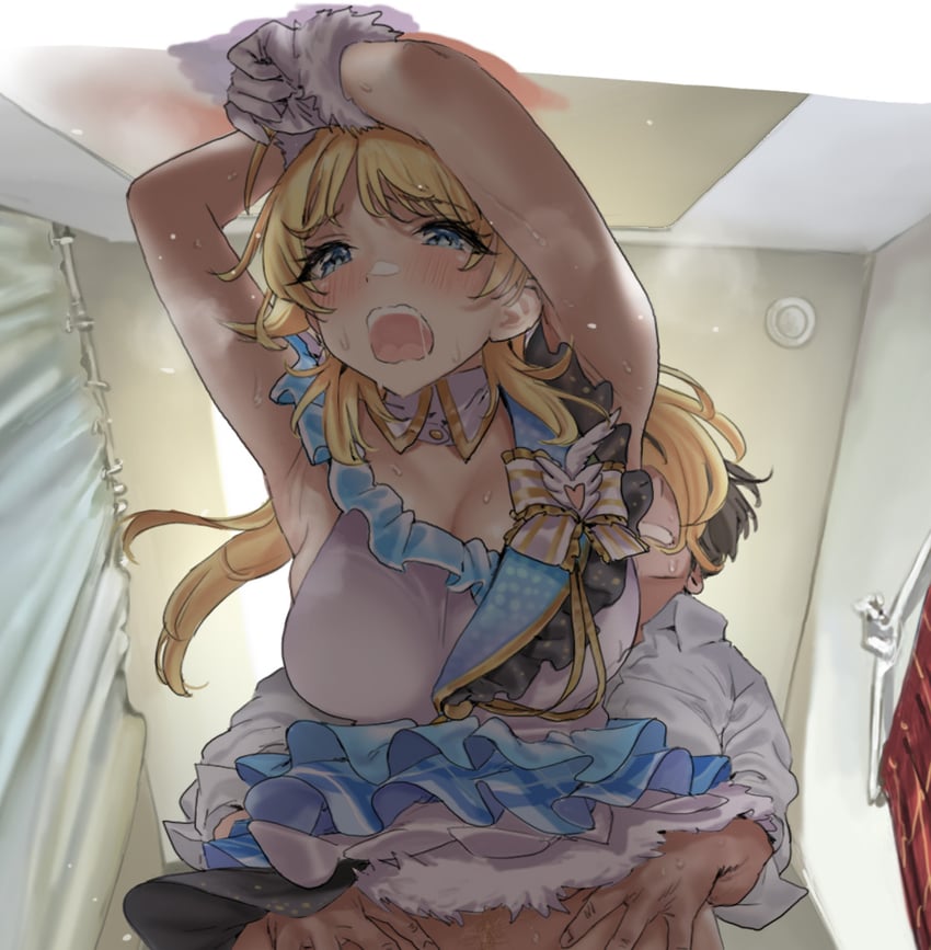 producer and hachimiya meguru (idolmaster and 1 more) drawn by hamedoragon