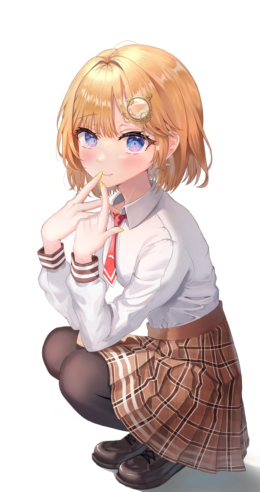 watson amelia (hololive and 1 more) drawn by pian717