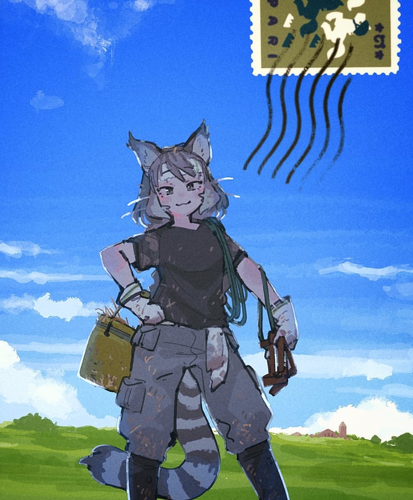 jungle cat (kemono friends and 1 more) drawn by toki_reatle