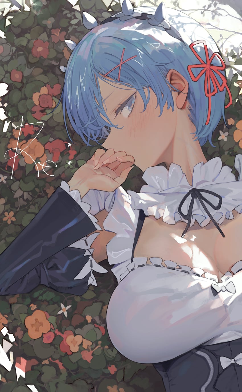 rem (re:zero kara hajimeru isekai seikatsu) drawn by onodera_(einsatz)