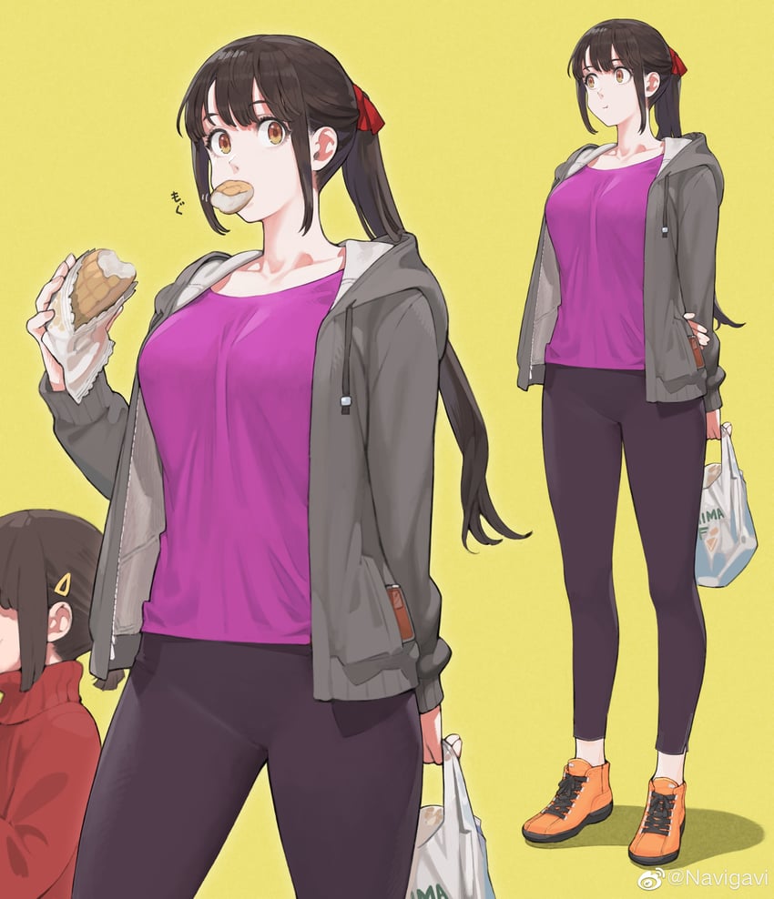 big sister and little sister (original) drawn by jun_(navigavi)