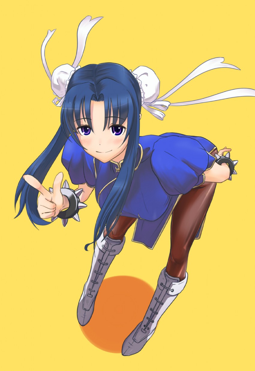 chun-li and kawashima ami (street fighter and 1 more) drawn by haioman