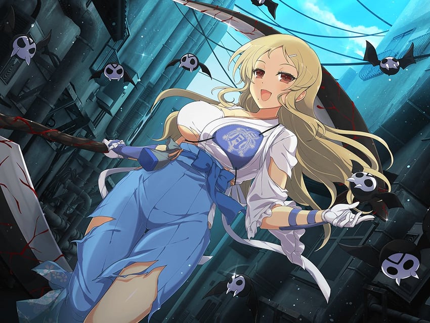 shiki (senran kagura and 2 more) drawn by yaegashi_nan