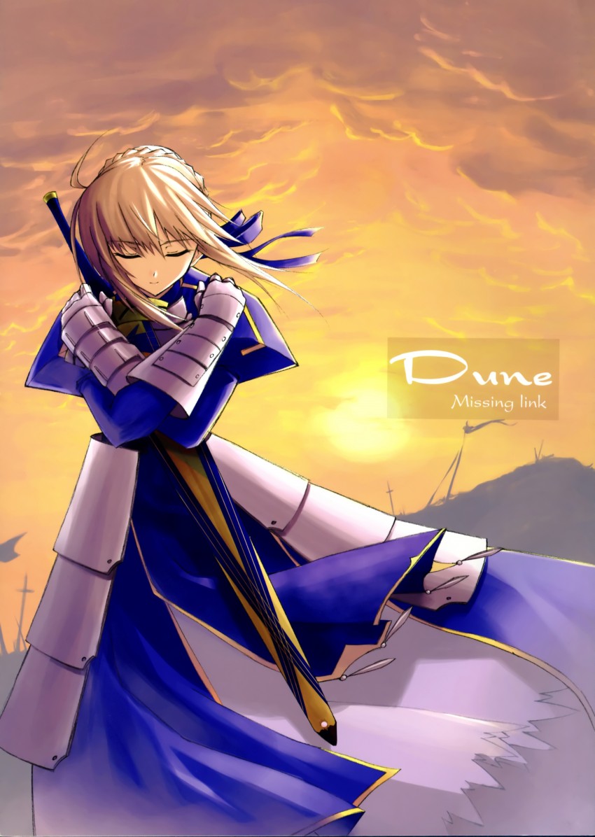 artoria pendragon and saber (fate and 1 more) drawn by shingo_(missing_link)