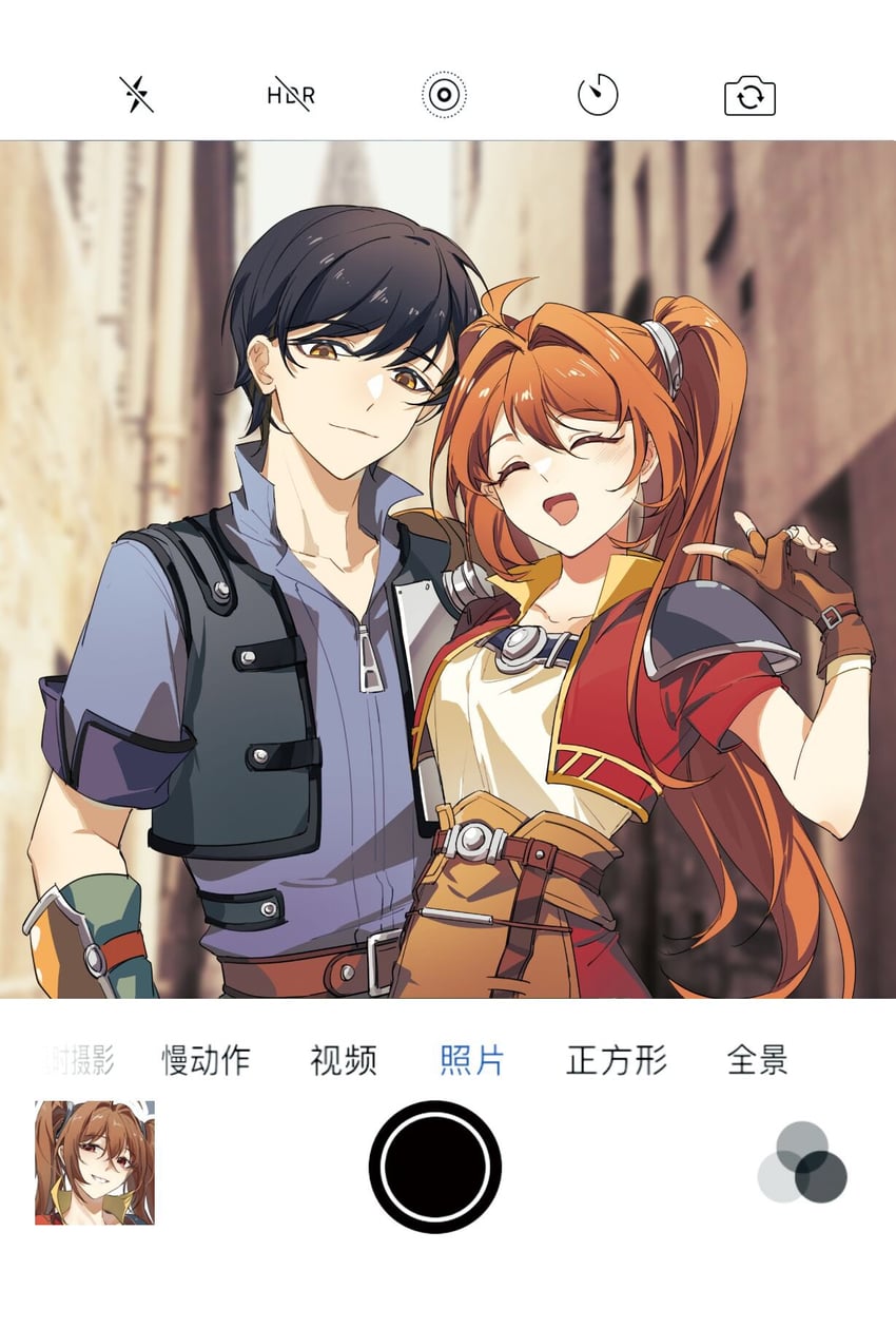 estelle bright and joshua bright (eiyuu densetsu and 1 more) drawn by eien_galaxy_ko