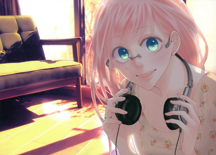 megurine luka (vocaloid and 1 more) drawn by yunomi_(yunomi_imonuy)