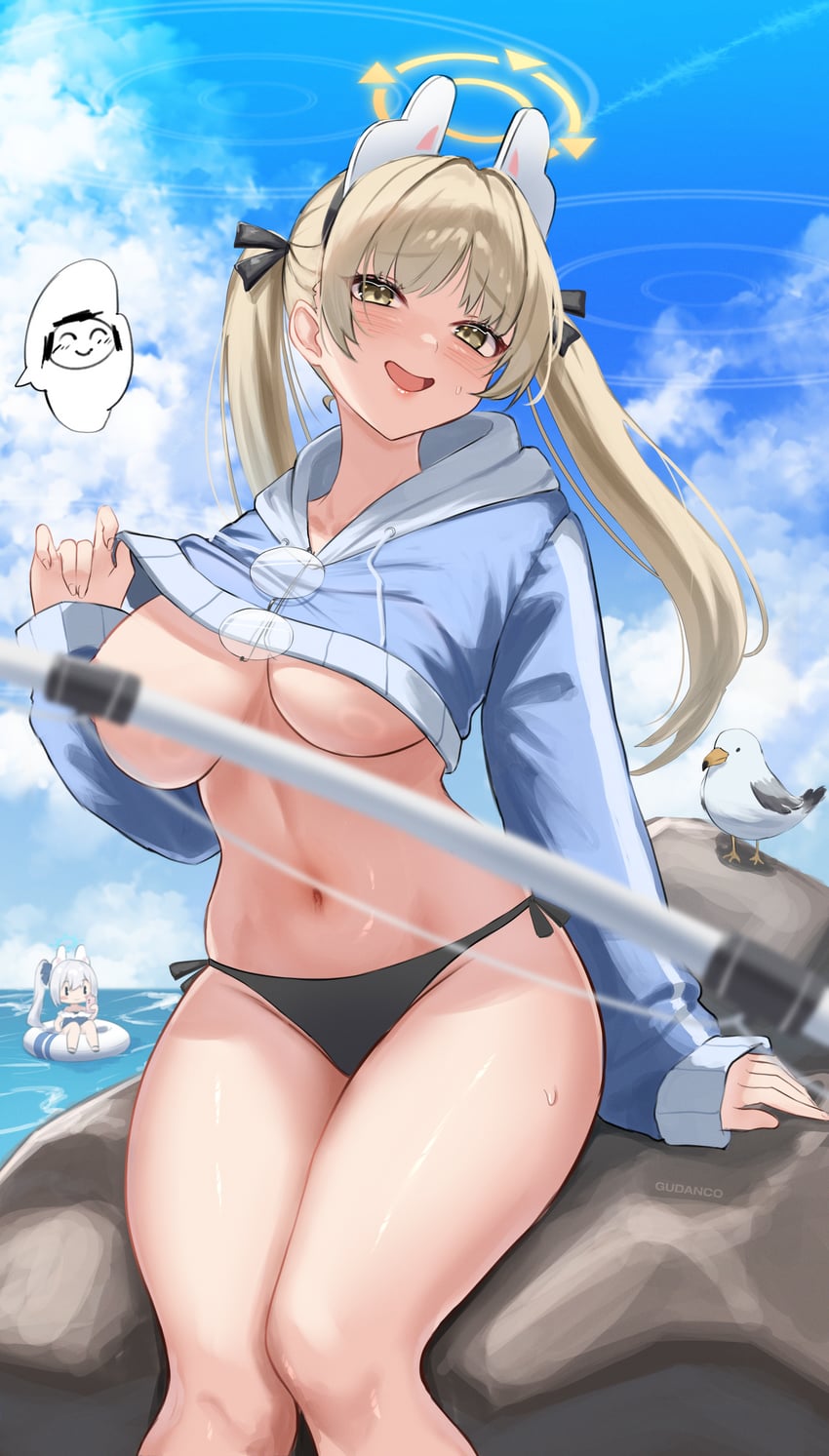 sensei, doodle sensei, miyako, and moe (blue archive) drawn by gudanco_(nyanmeowzer)