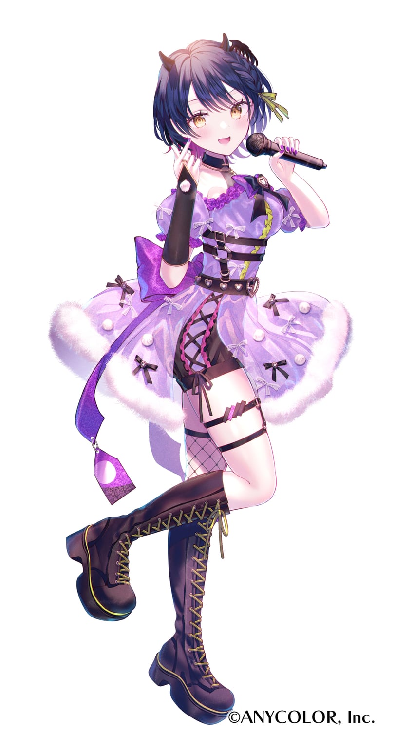 yamagami karuta (nijisanji) drawn by kappe_reeka
