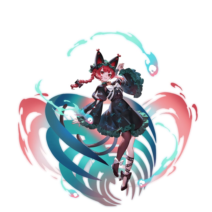 kaenbyou rin (touhou and 1 more) drawn by u_u_zan