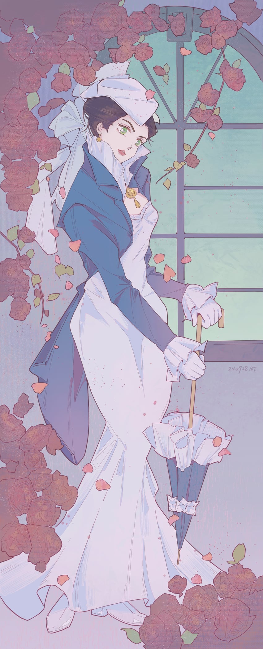 scarlett o'hara (gone with the wind) drawn by gensou_getsumen_rt