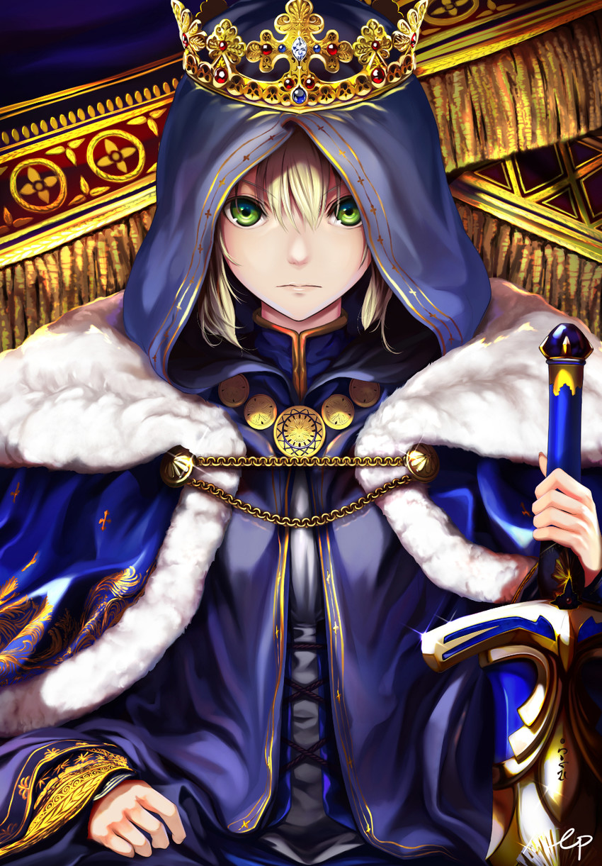 artoria pendragon and saber (fate and 1 more) drawn by ep_(emio_parn)