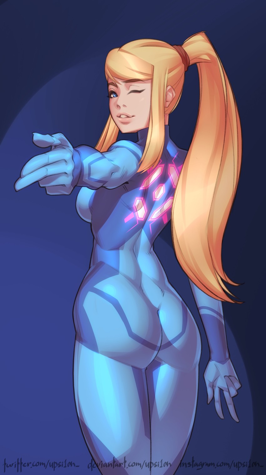 samus aran (metroid) drawn by orresu