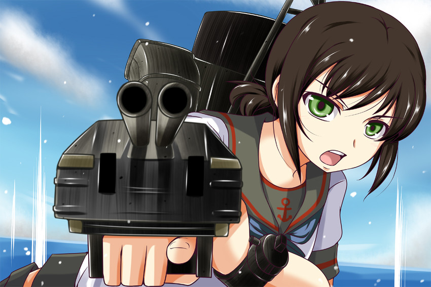 fubuki and fubuki kai ni (kantai collection) drawn by nishi_koutarou