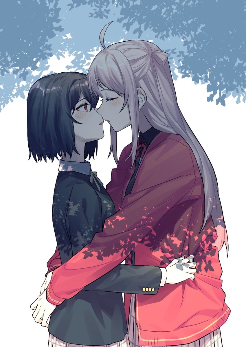 mifune shioriko and zhong lanzhu (love live! and 1 more) drawn by xunyu_(manyu)