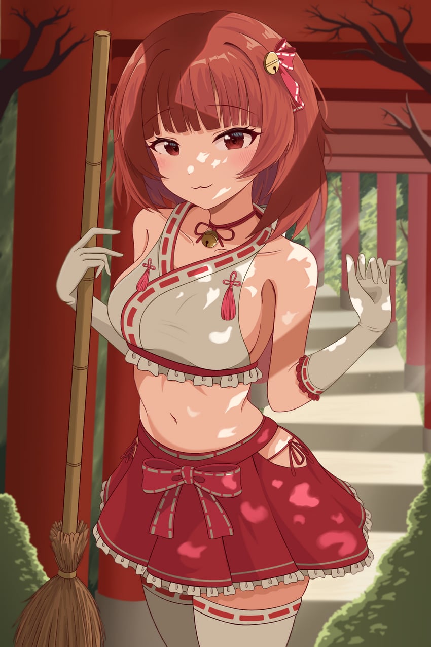 nonohara akane (idolmaster and 2 more) drawn by jyo_(leleon)