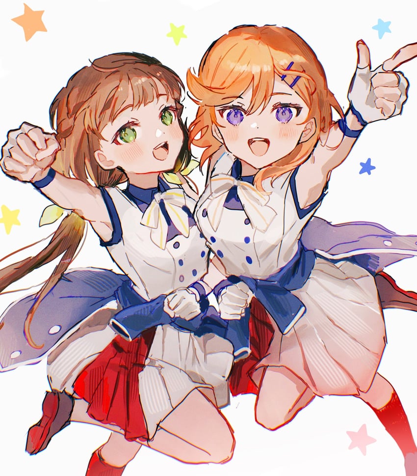 shibuya kanon and sakurakoji kinako (love live! and 1 more) drawn by ban_(one_ban7241)