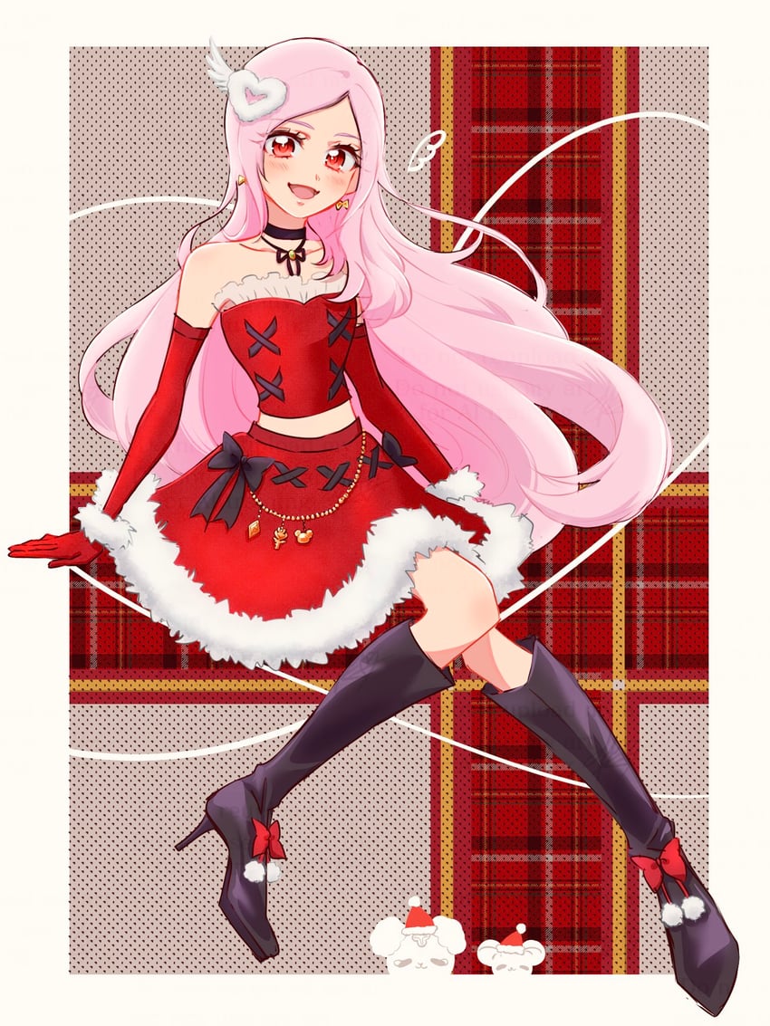 higashi setsuna, eas, tart, and chiffon (precure and 1 more) drawn by fpminnie1