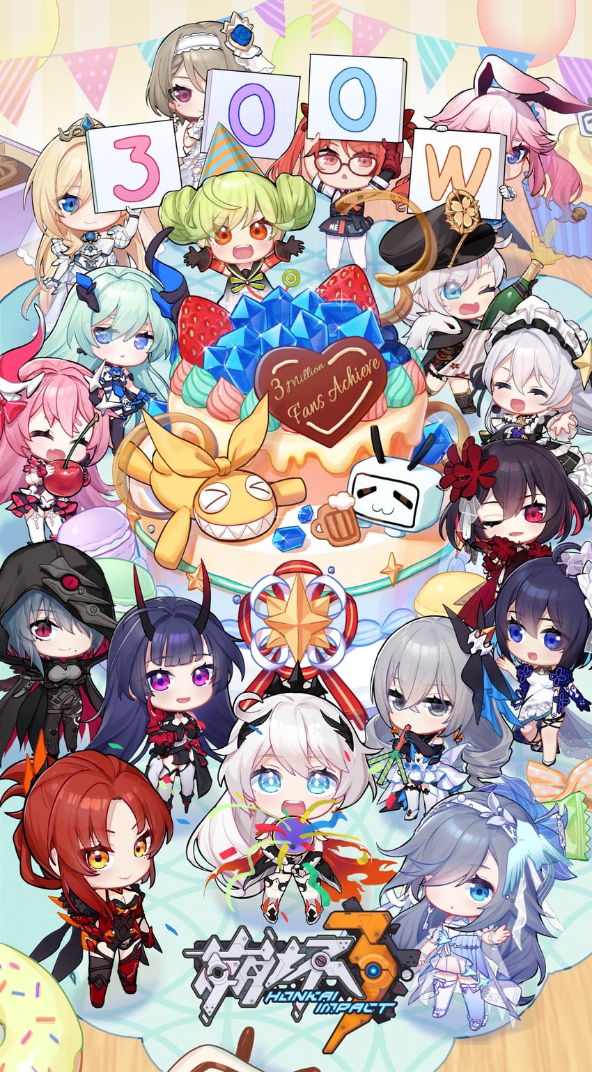 kiana kaslana, raiden mei, fu hua, bronya zaychik, seele vollerei, and 14 more (honkai and 1 more)