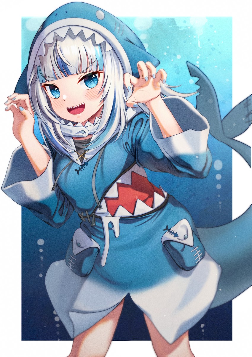 gawr gura (hololive and 1 more) drawn by 29hyeon