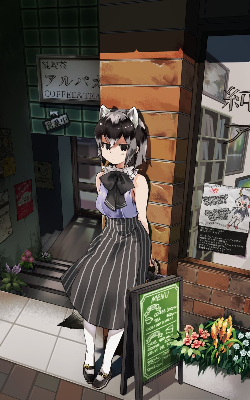 common raccoon and royal penguin (kemono friends) drawn by nanana_(nanana_iz)