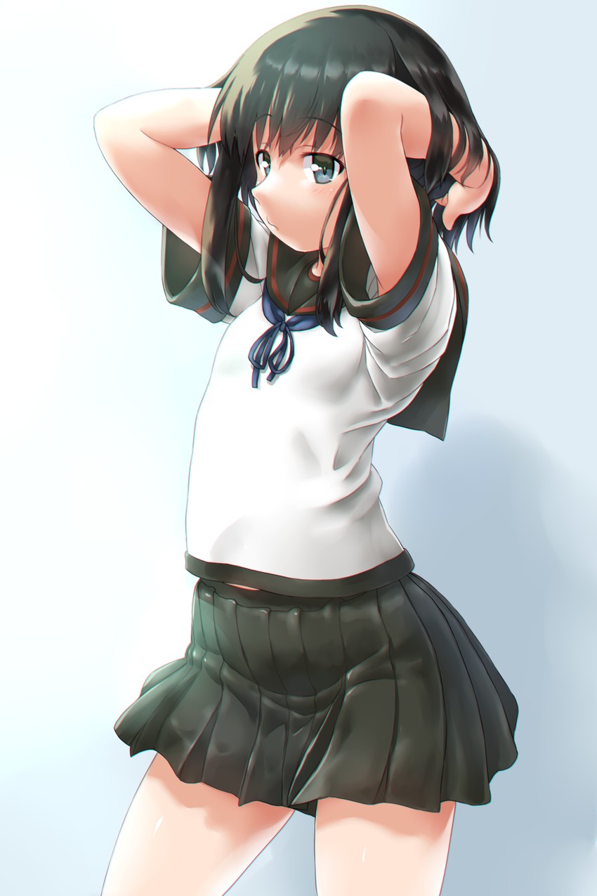 fubuki and fubuki kai ni (kantai collection) drawn by dd_(ijigendd)