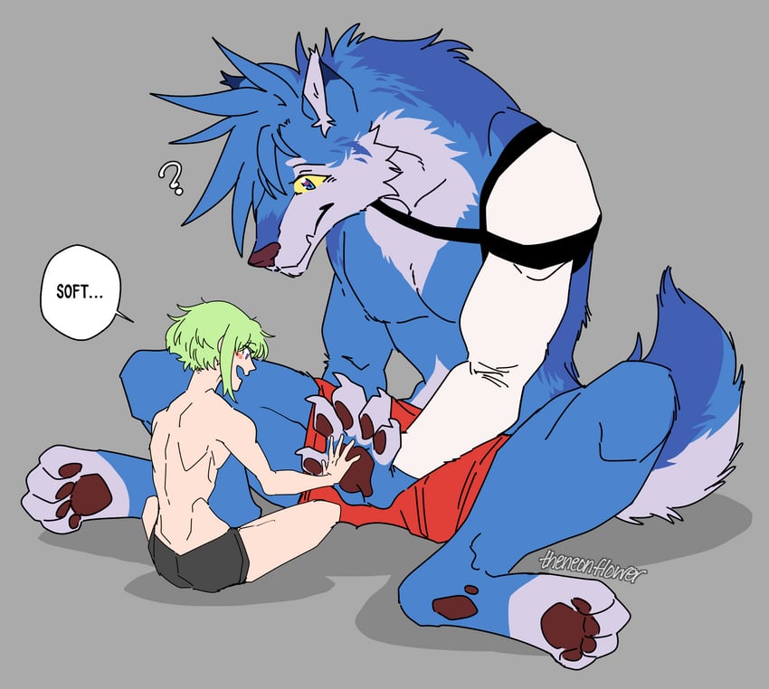 lio fotia and galo thymos (promare) drawn by neon_(theneonflower)