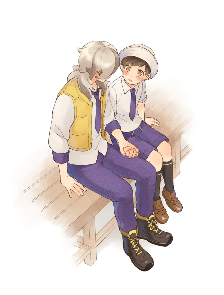 florian and arven (pokemon and 1 more) drawn by mms_gh10