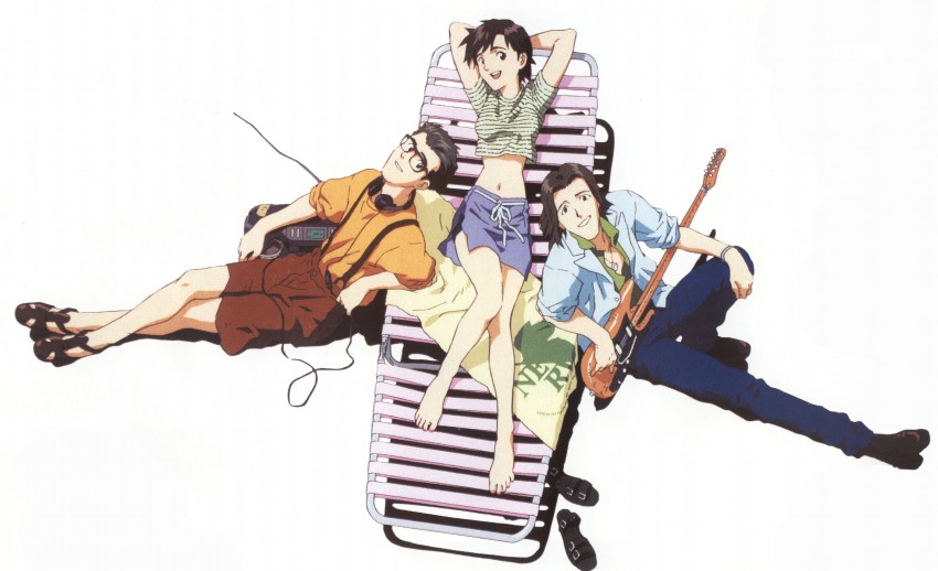 ibuki maya, aoba shigeru, and hyuuga makoto (neon genesis evangelion) drawn by hiramatsu_tadashi