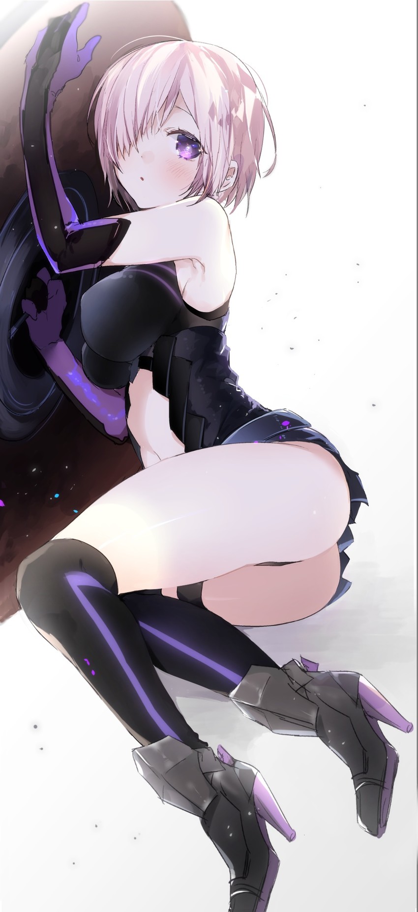 mash kyrielight (fate and 1 more) drawn by sino_(sionori)