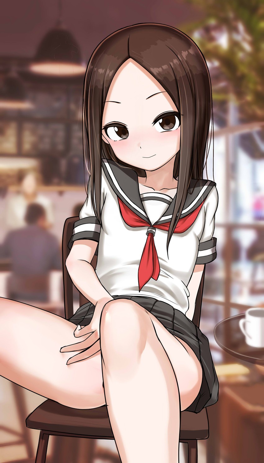 takagi-san (karakai jouzu no takagi-san) drawn by note2000