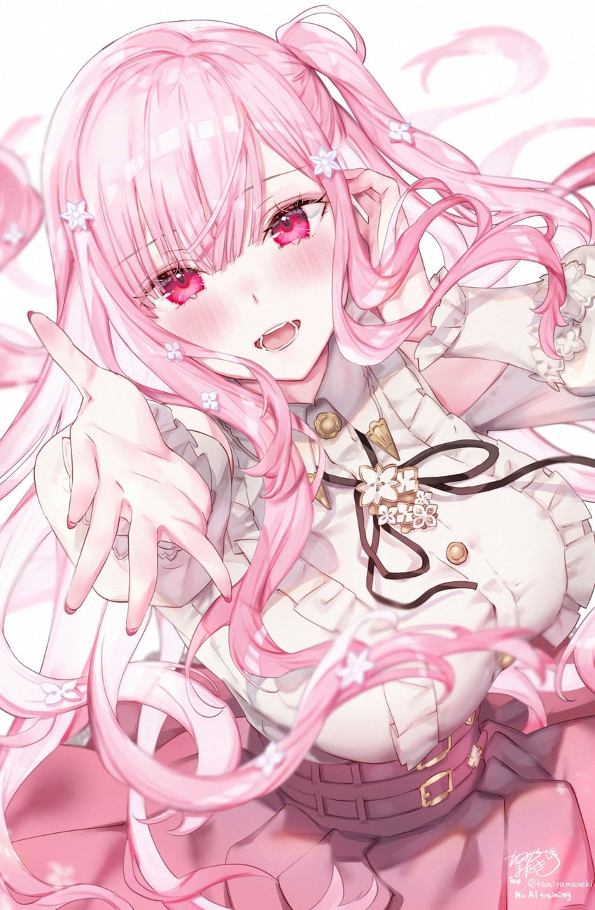 mori calliope (hololive and 1 more) drawn by kamiya_maneki