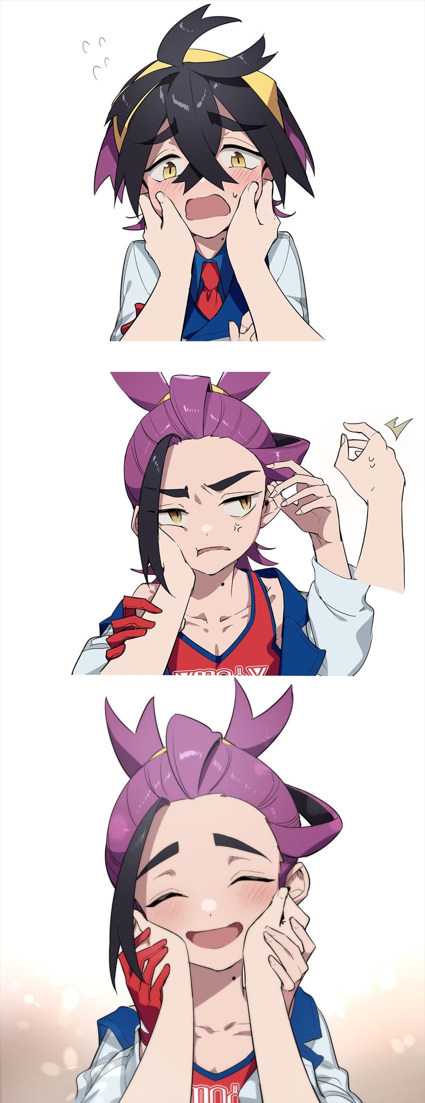 kieran (pokemon and 1 more) drawn by s_(user_100434041)