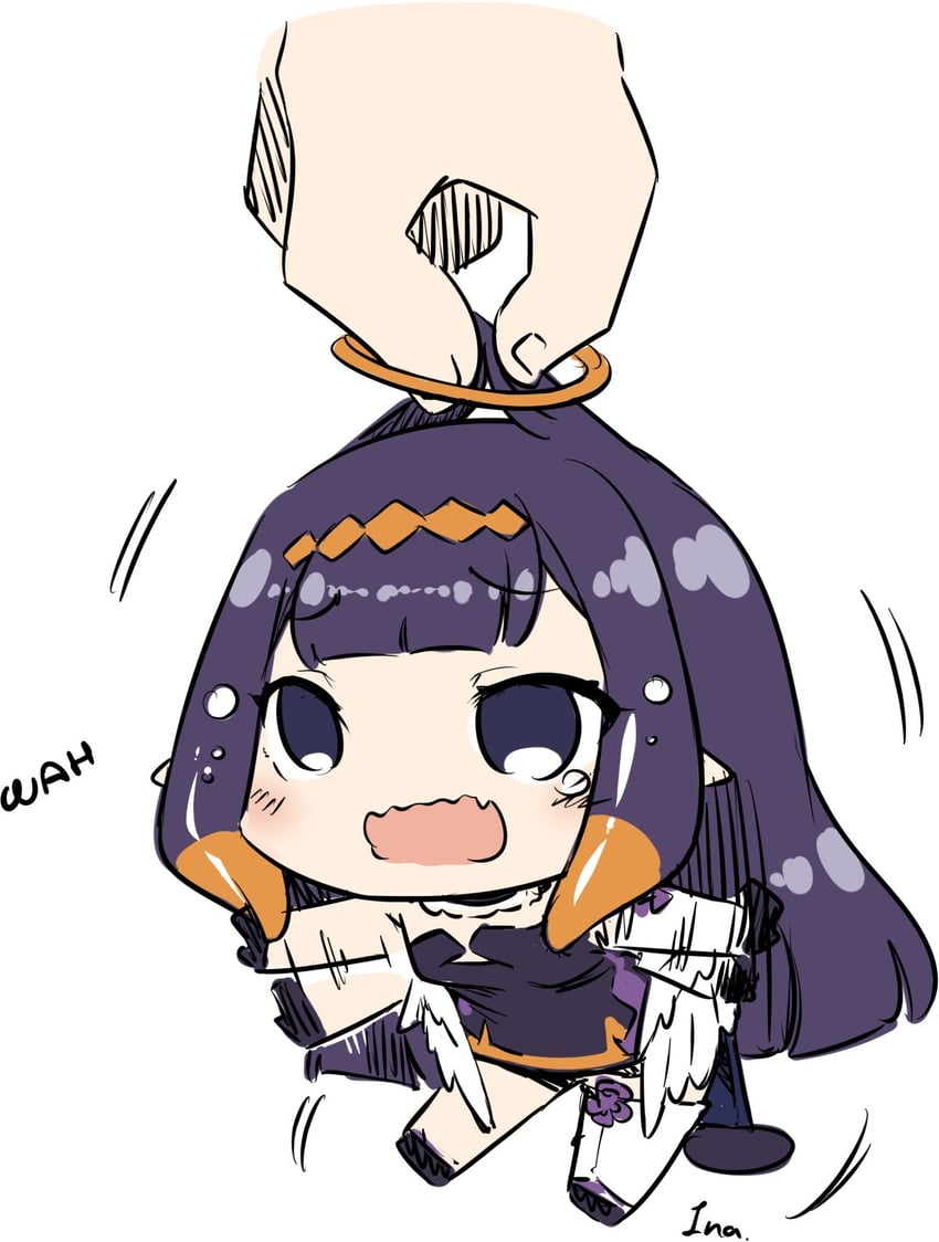 ninomae ina'nis (hololive and 1 more) drawn by sesield