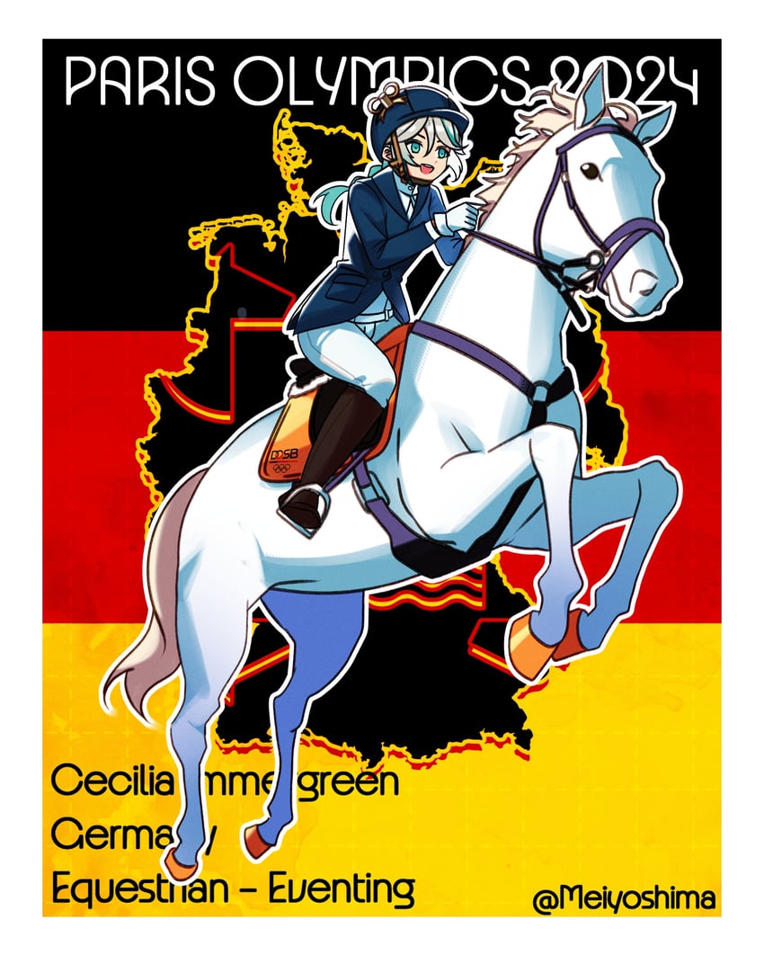 cecilia immergreen (hololive and 3 more) drawn by meiyoshima