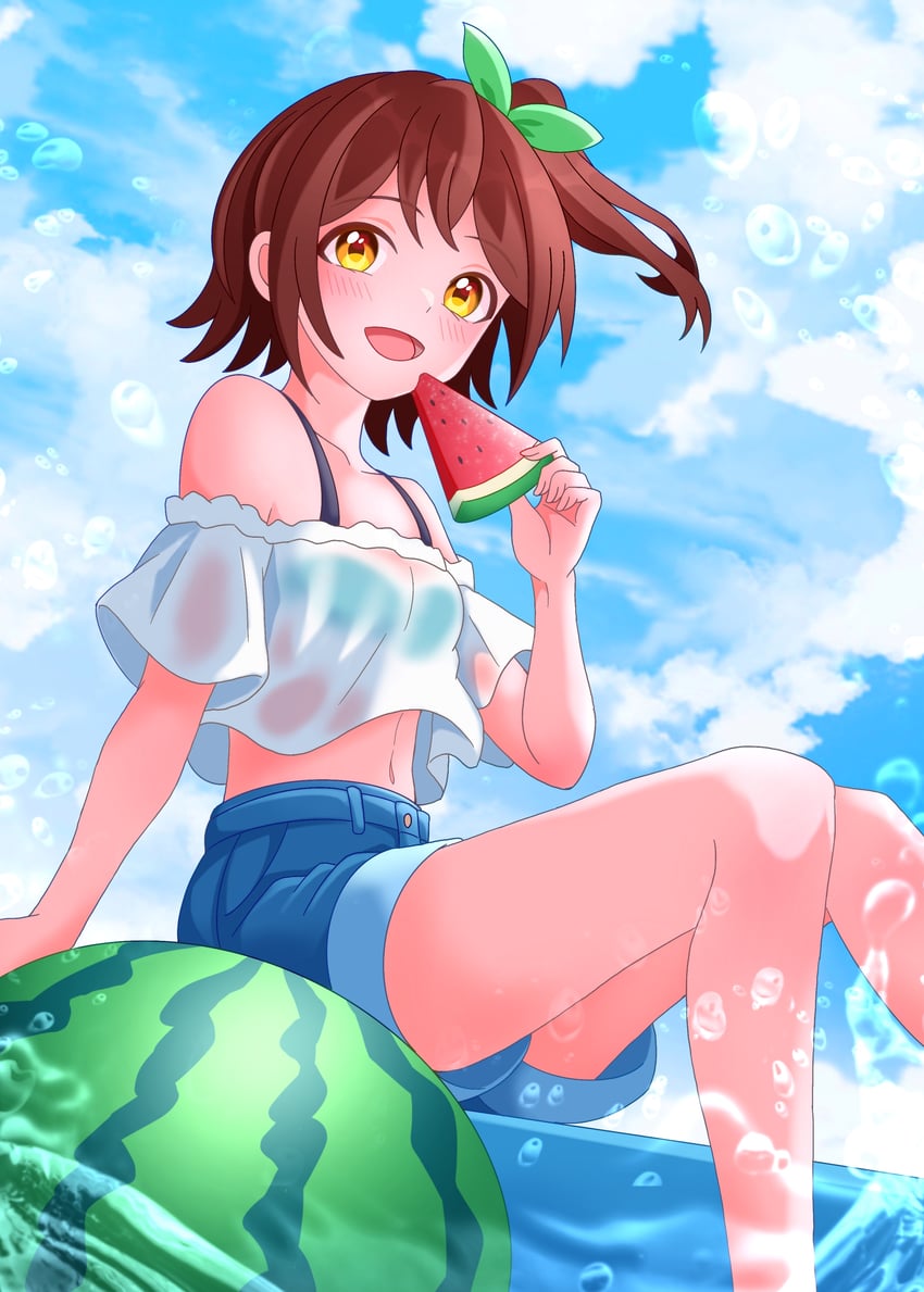 kasuga mirai (idolmaster and 2 more) drawn by raby_vivid