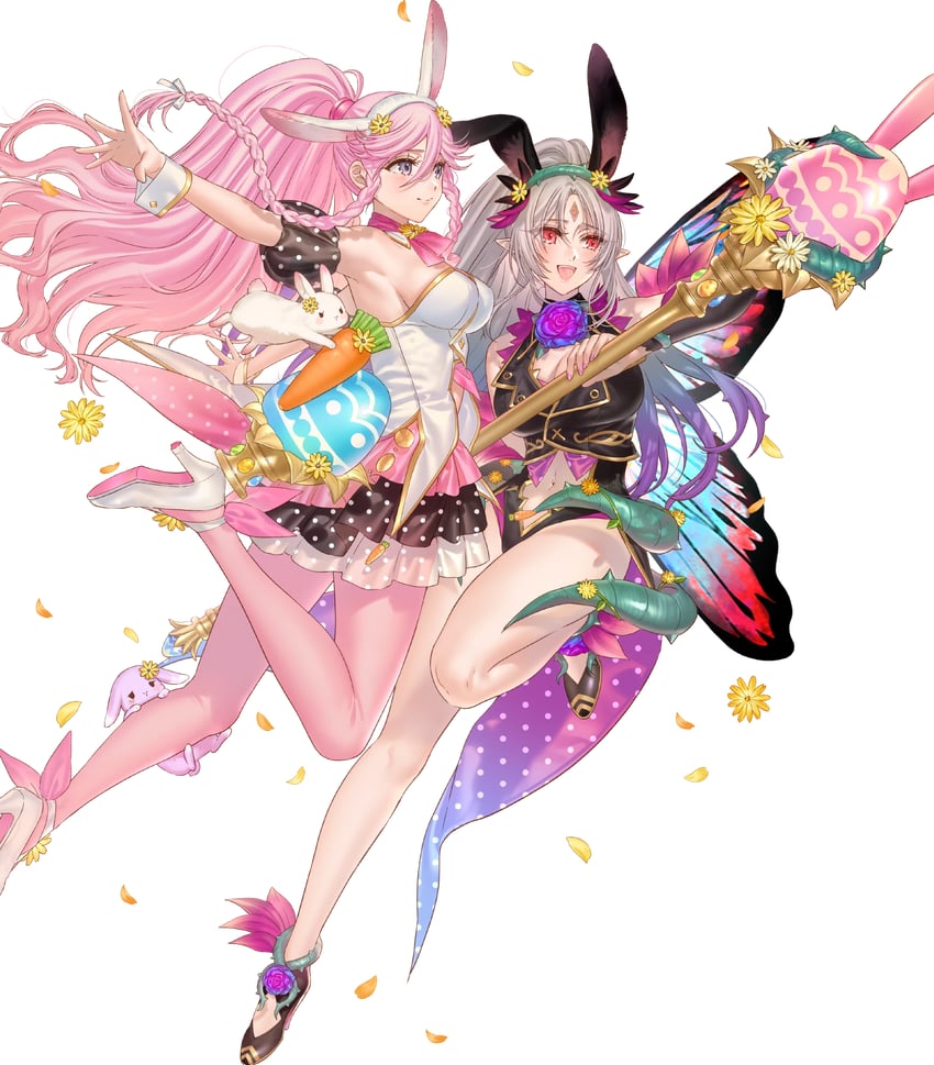 olivia and plumeria (fire emblem and 2 more) drawn by kippu