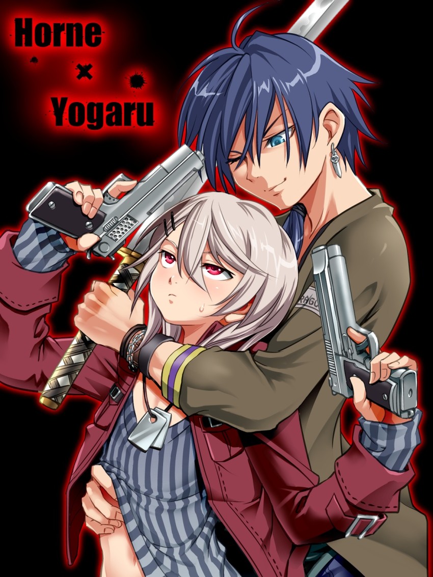 horinochi yogaru and horita horne (horne) drawn by funnyari