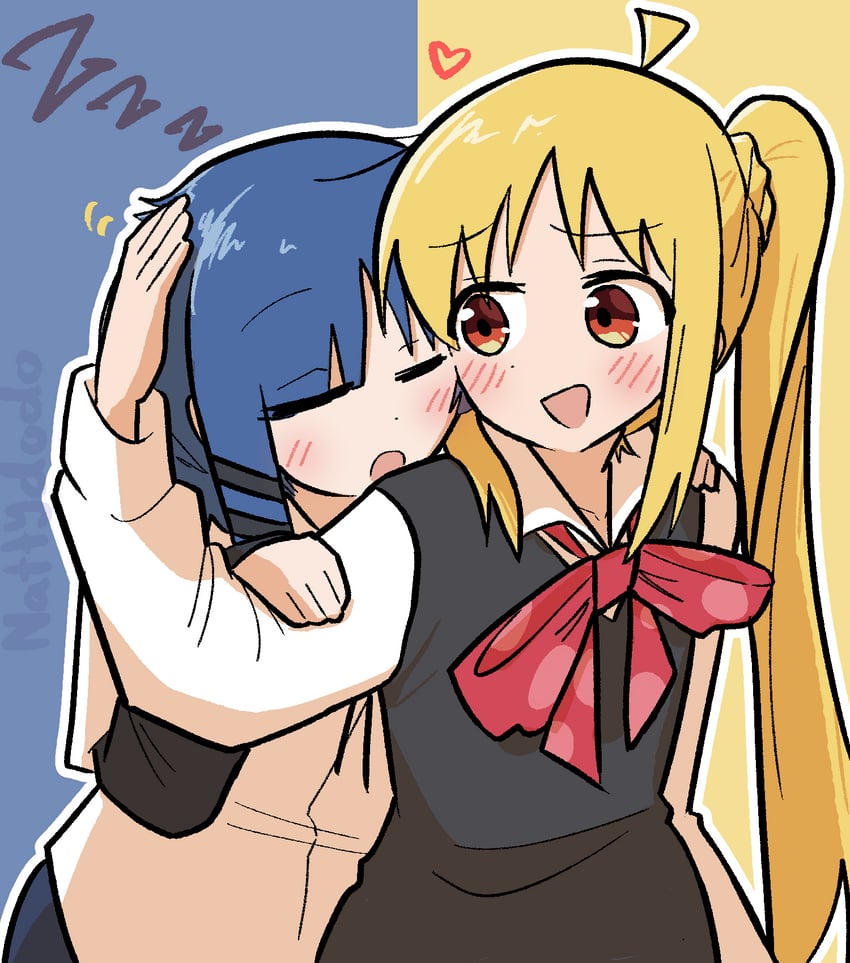 ijichi nijika and yamada ryo (bocchi the rock!) drawn by nattydodo_002