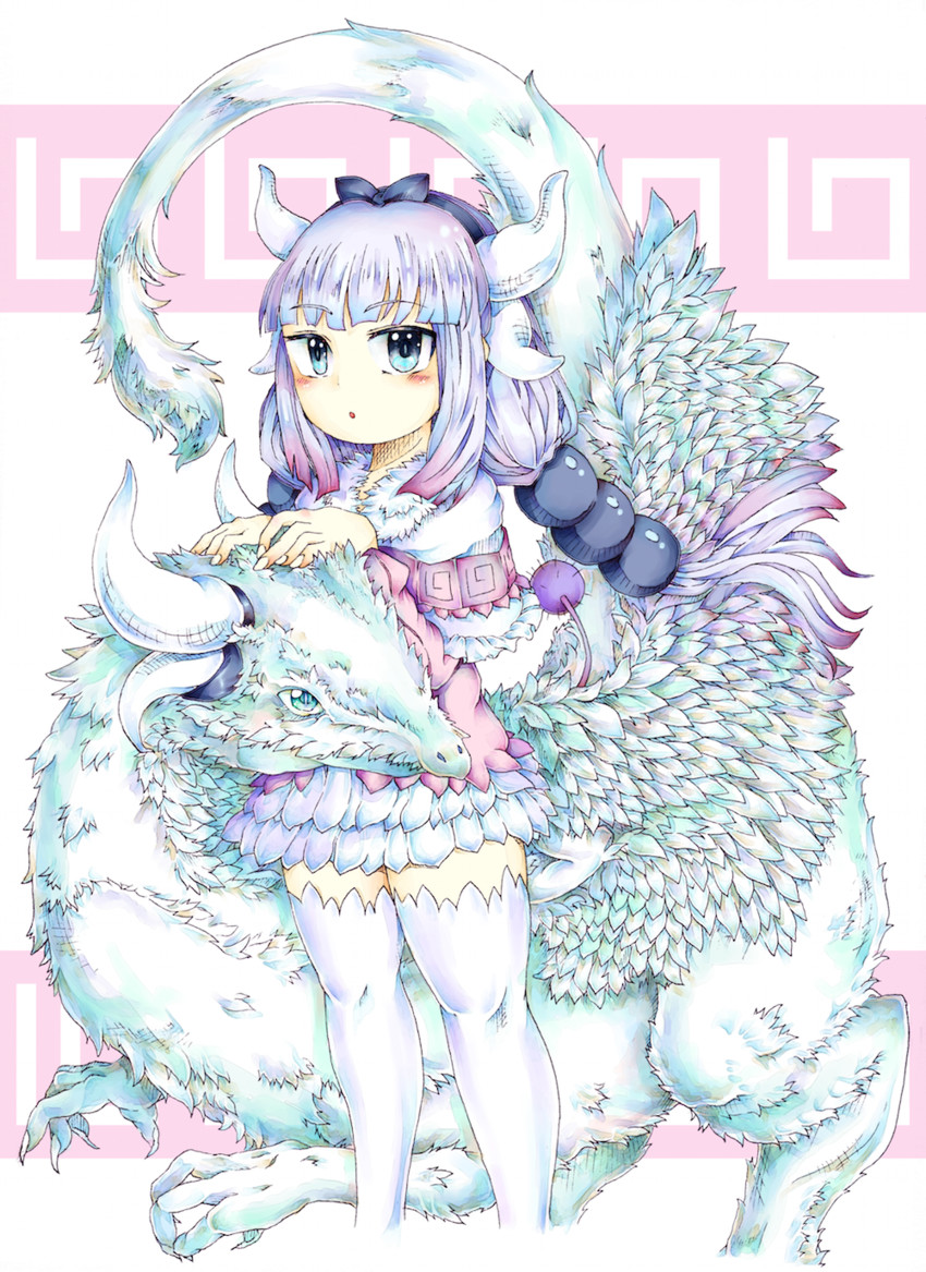 kanna kamui (kobayashi-san chi no maidragon) drawn by siromaru
