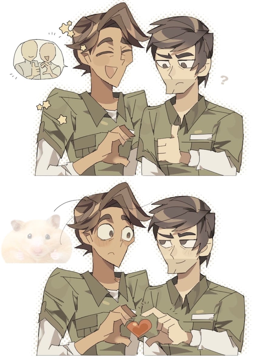 trevor and derek (disventure camp) drawn by dokusuji_(kw9onou58)
