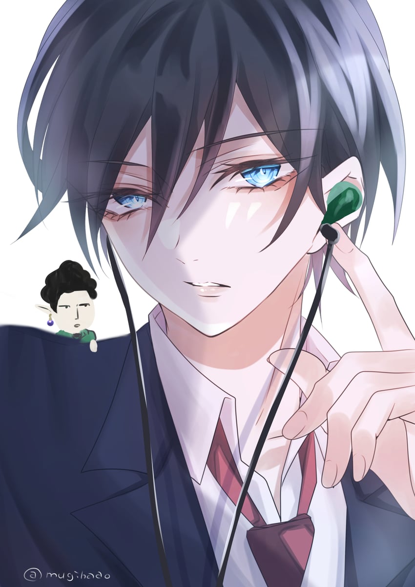 yamada akito (yamada-kun to lv999 no koi wo suru) drawn by mugihaao