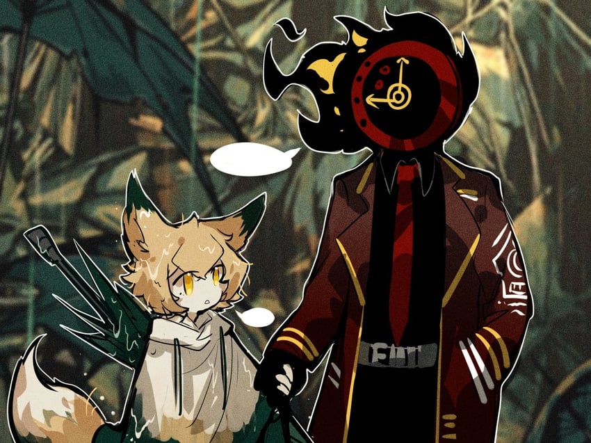 sinclair and dante (project moon and 1 more) drawn by aislan