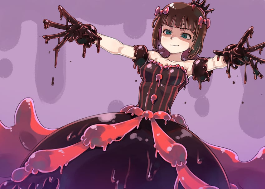 amami haruka and dark haruka (idolmaster and 2 more) drawn by hold111