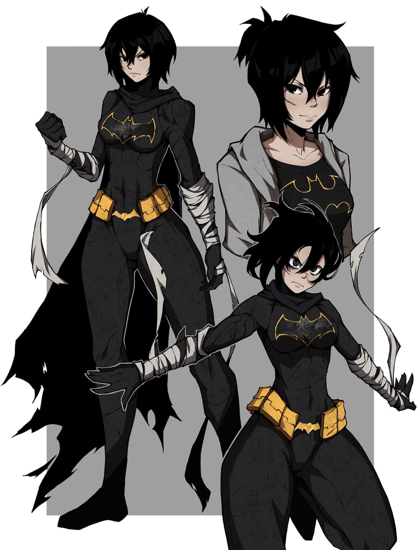 batgirl and cassandra cain (dc comics and 1 more) drawn by kekel