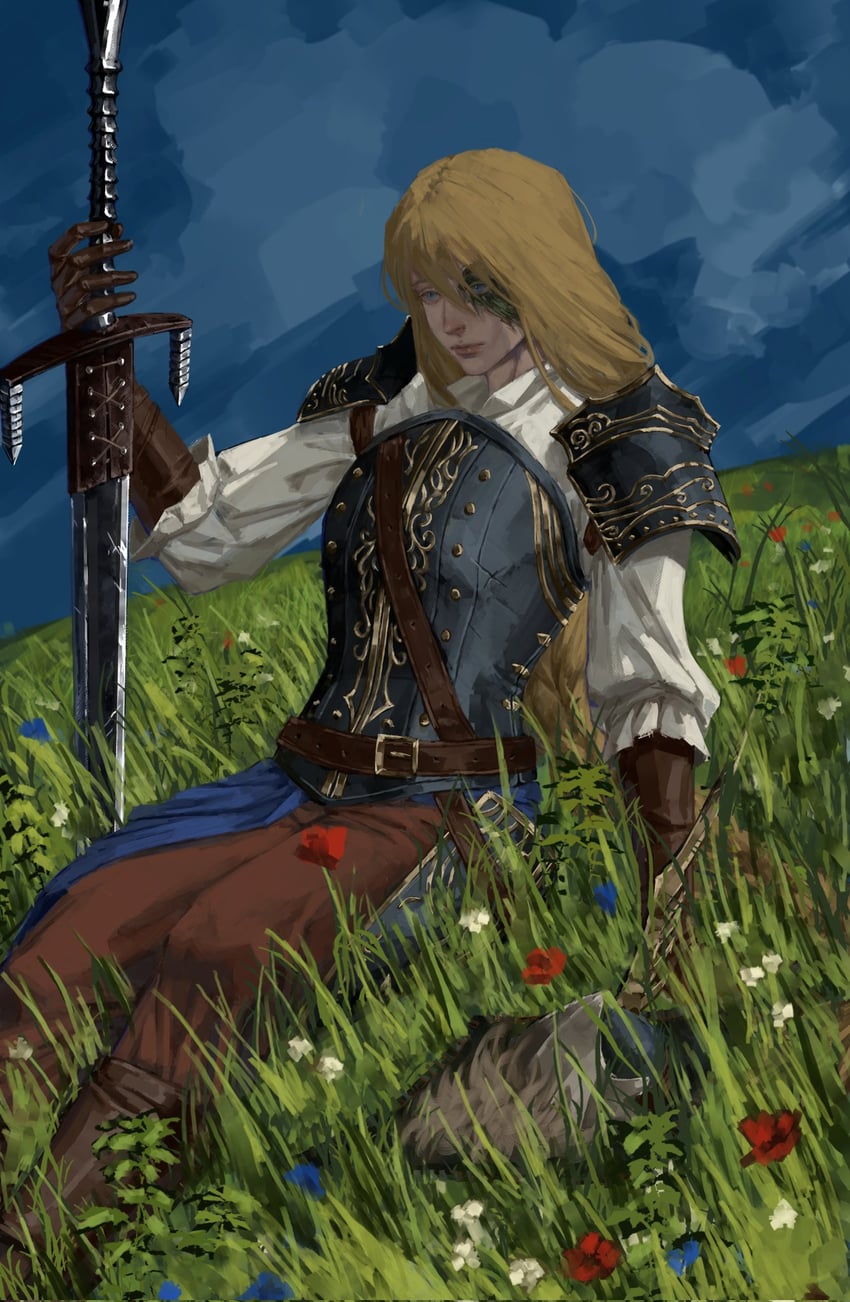 lucatiel of mirrah (dark souls and 1 more) drawn by zevranstits