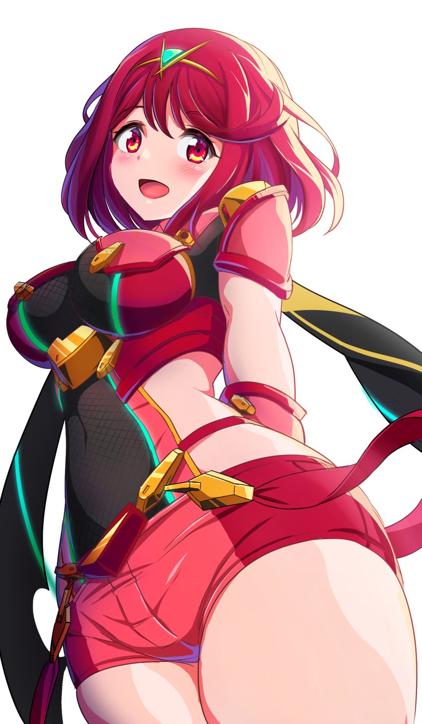 pyra (xenoblade chronicles and 1 more) drawn by kayama_kenji